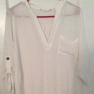 White tunic xs